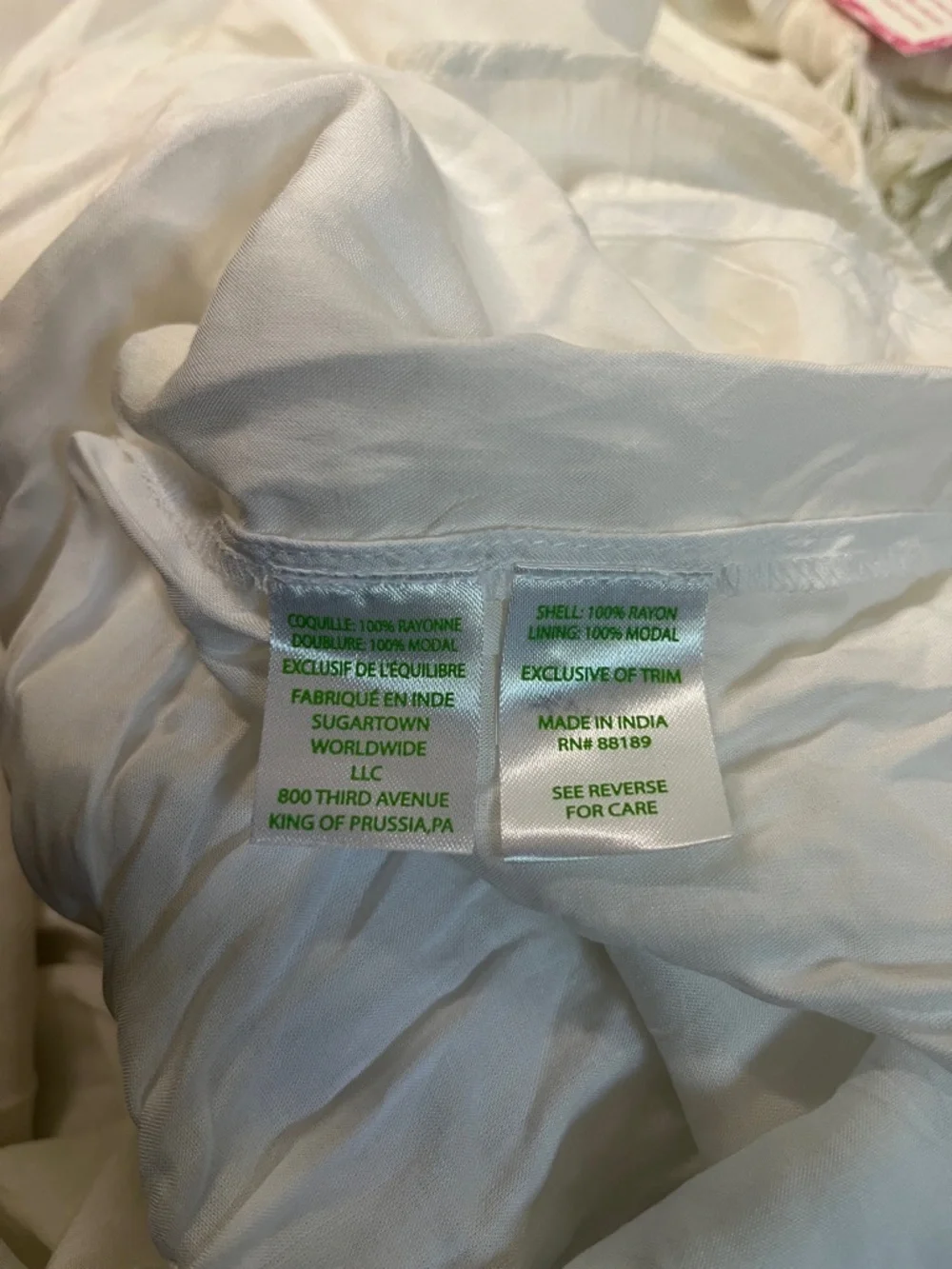 Lilly Pulitzer Joelle Dress Resort White Tassels Medium Boho Cottage Beach NWT - Picture 7 of 12